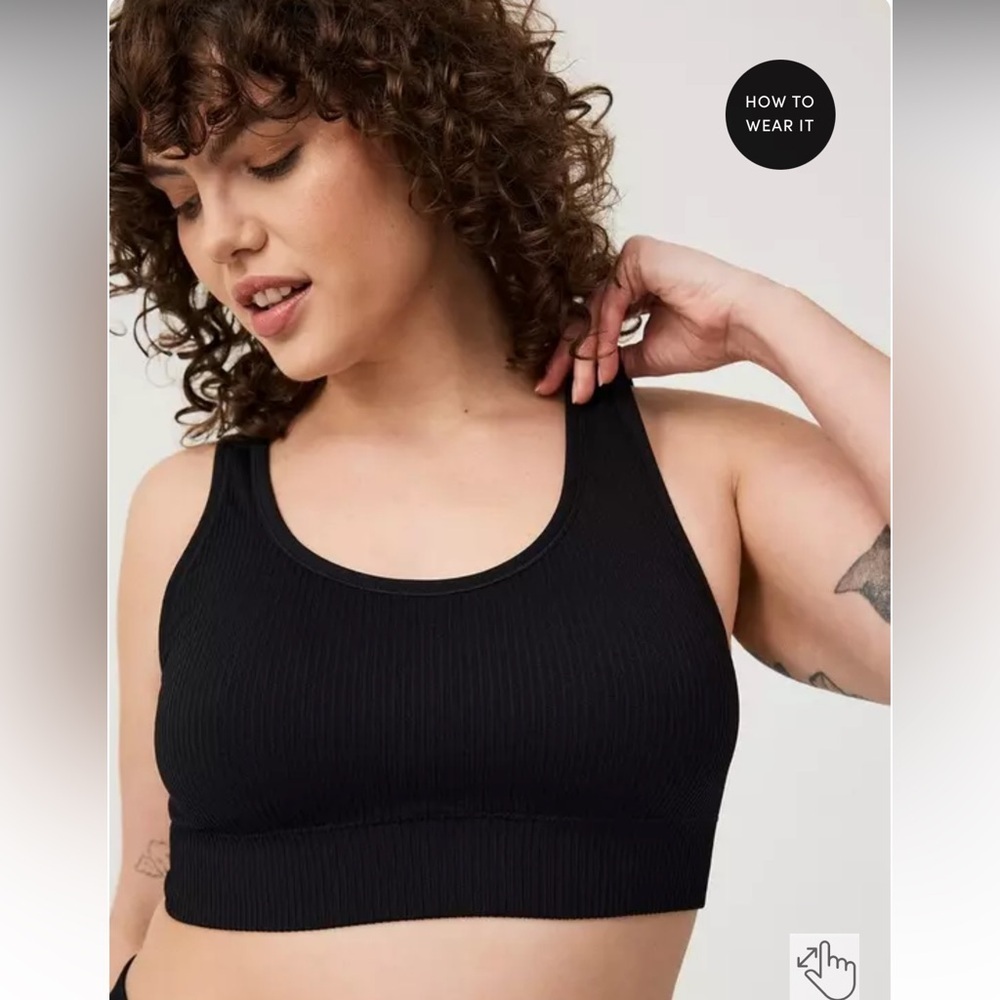 Torrid‎ Seamless Ribbed Bralette - Picture 2 of 14